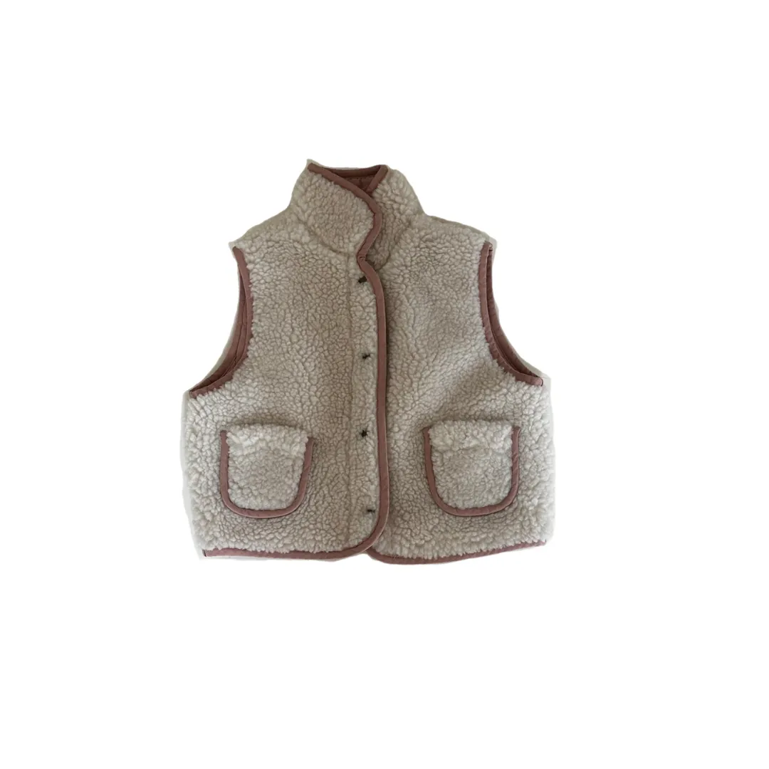 *PRE-ORDER* Reversible Teddy Body Warmer - Dusky Pink