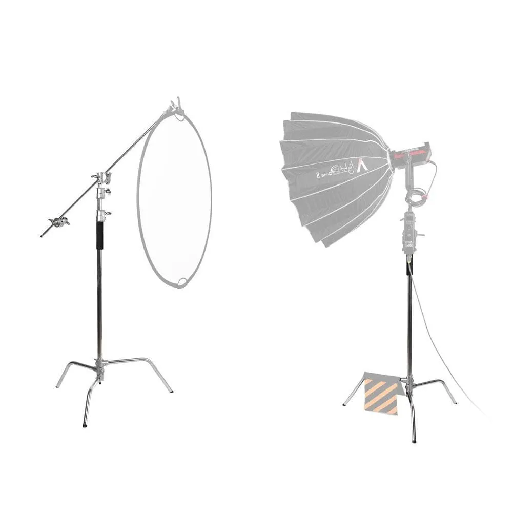 Pro Double "Multi-Purpose" C-Stand Heavy Duty Backdrop Studio Setup (20kg Load)