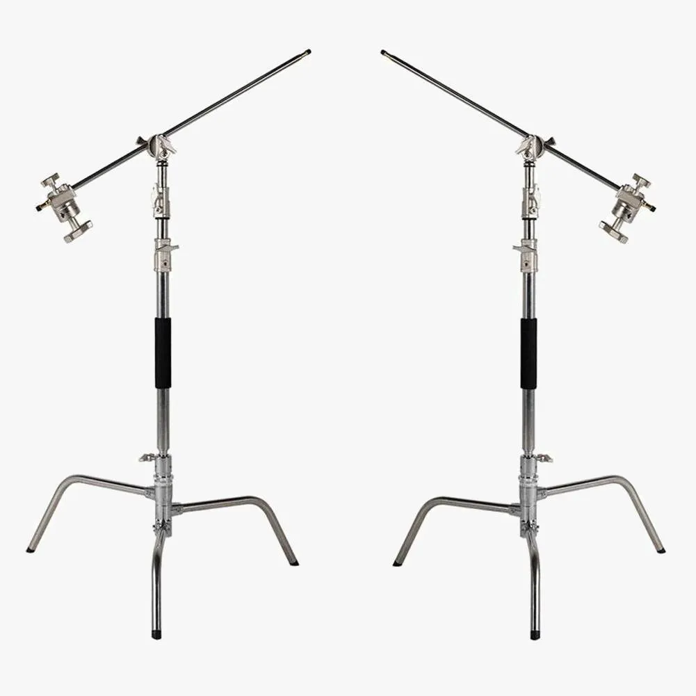 Pro Double "Multi-Purpose" C-Stand Heavy Duty Backdrop Studio Setup (20kg Load)