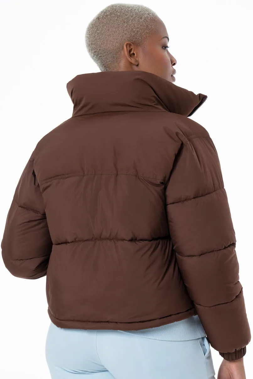 Puffer Jacket _ 146368 _ Brown