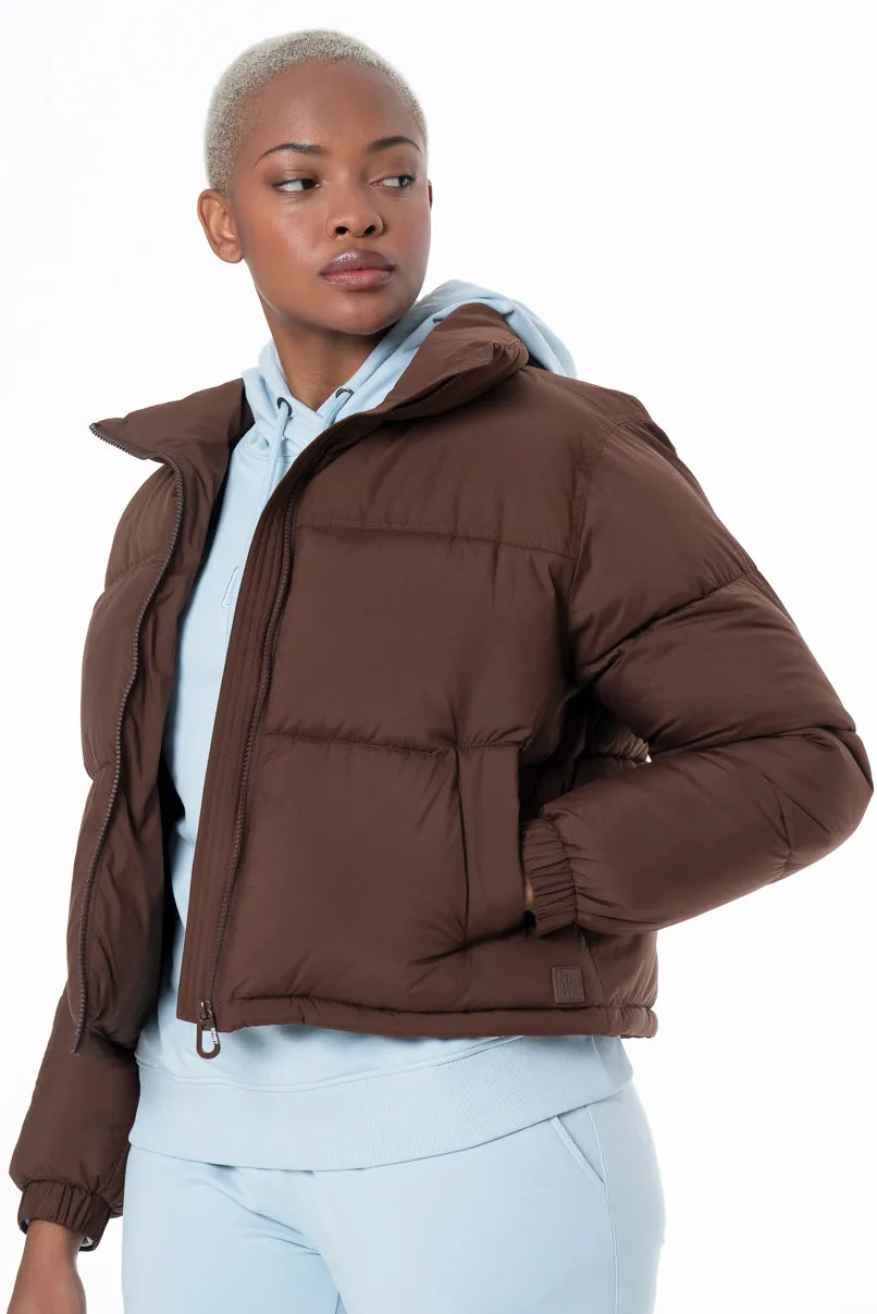 Puffer Jacket _ 146368 _ Brown