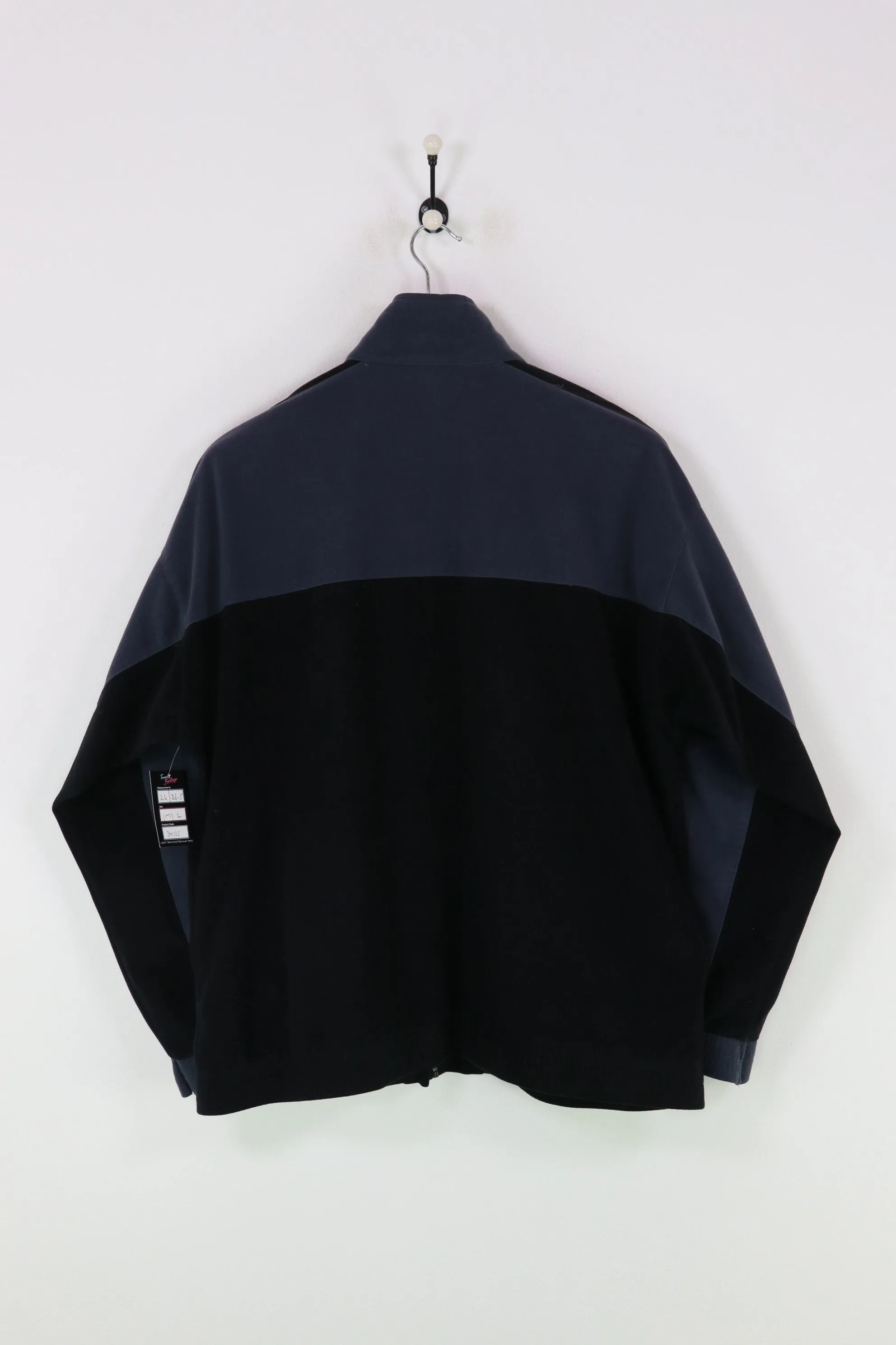 Puma Velour Track Jacket Black/Grey Large