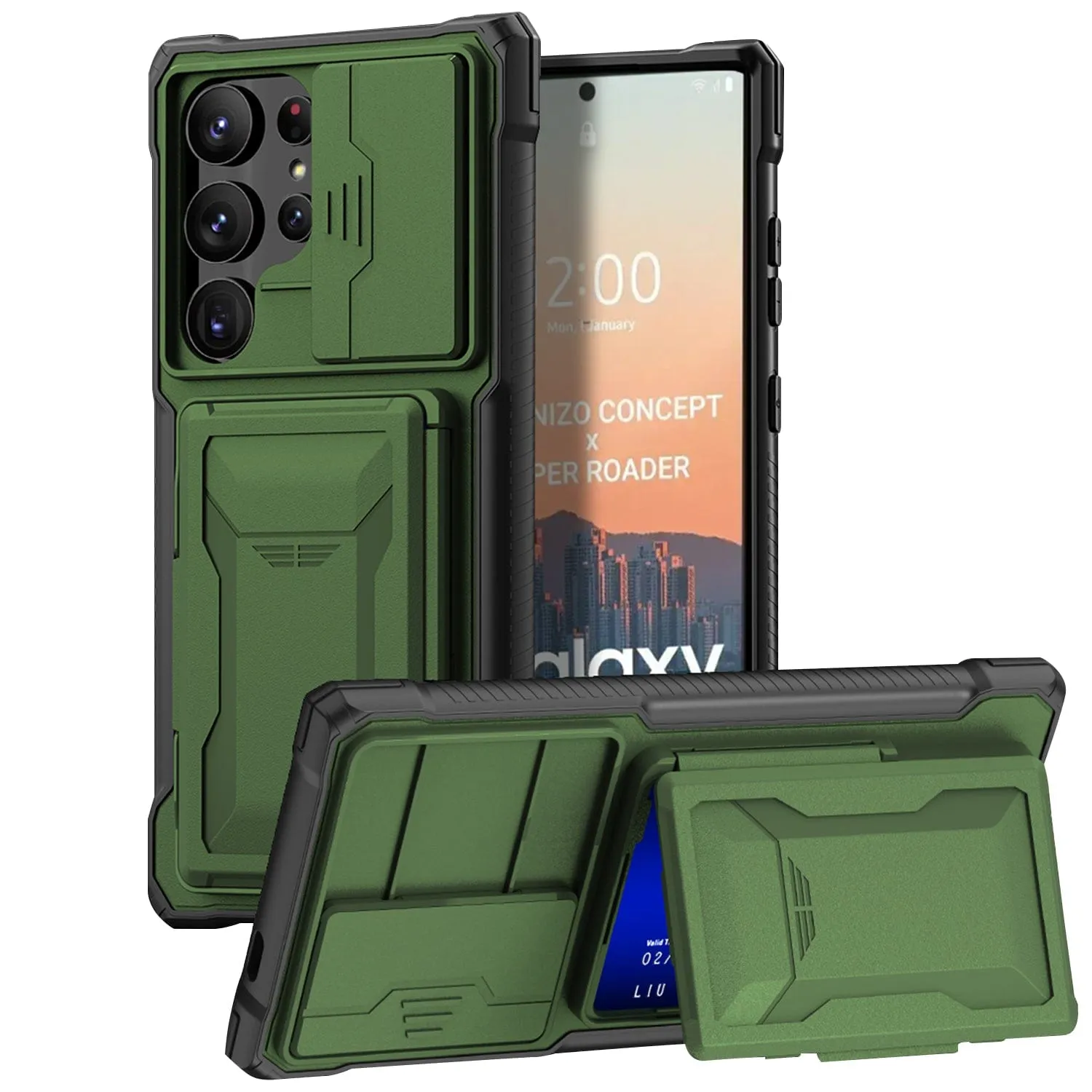 Raider Series Heavy Duty Card Slot Case - Samsung Galaxy S24 Ultra