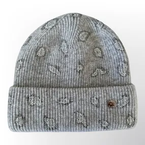 Rhinestone Beanie Grey