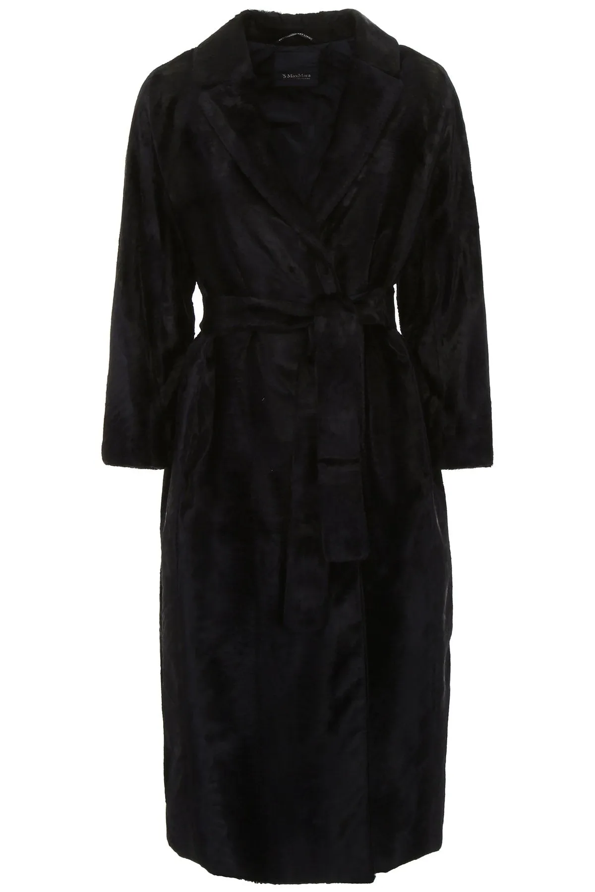 'S Max Mara Karakul-Effect Coat