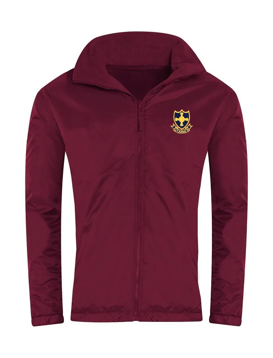 St Anne's R.C. Primary School Burgundy Showerproof Jacket