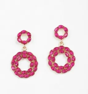 Statement 2 circle Earrings