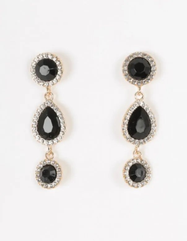 Statement 3 drop Earring