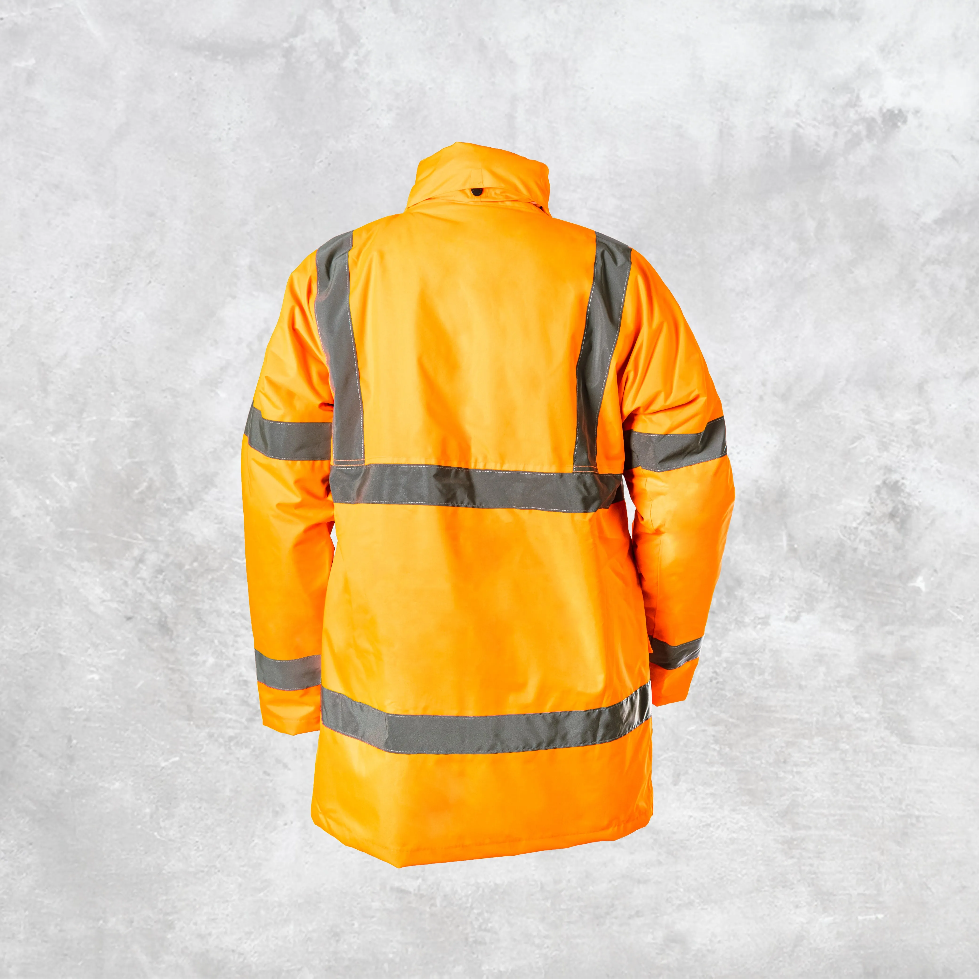 Step Ahead Hi Visibility Orange Parka Jacket