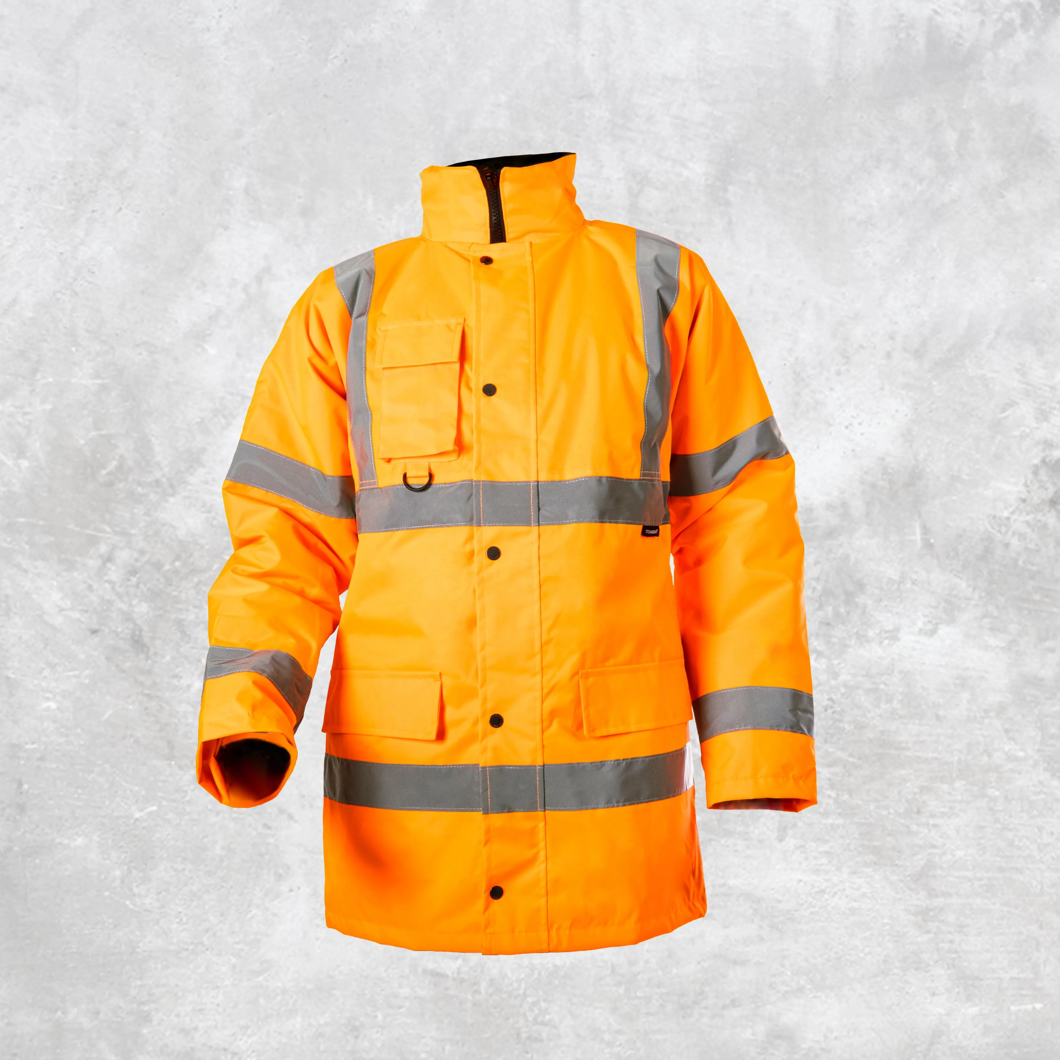 Step Ahead Hi Visibility Orange Parka Jacket