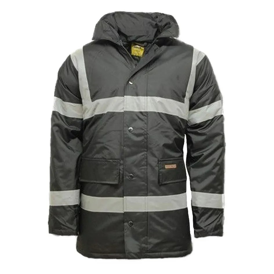 Step Ahead Hi Visibility Parka Jacket Single Tone