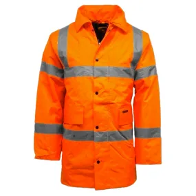 Step Ahead Hi Visibility Parka Jacket Single Tone