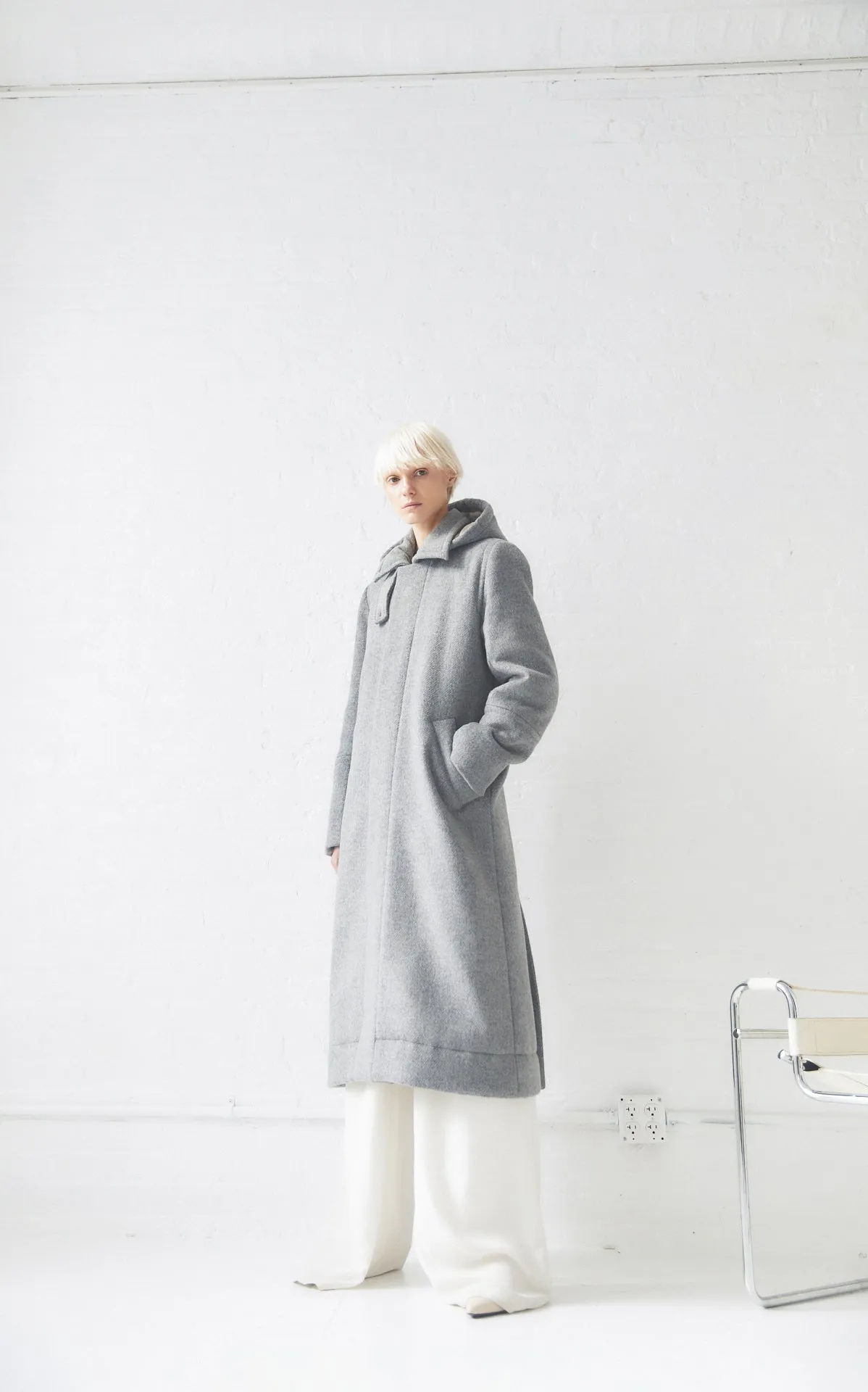 SUSTAINABLE DOWN WOOL OVER COAT ** Only 1 left