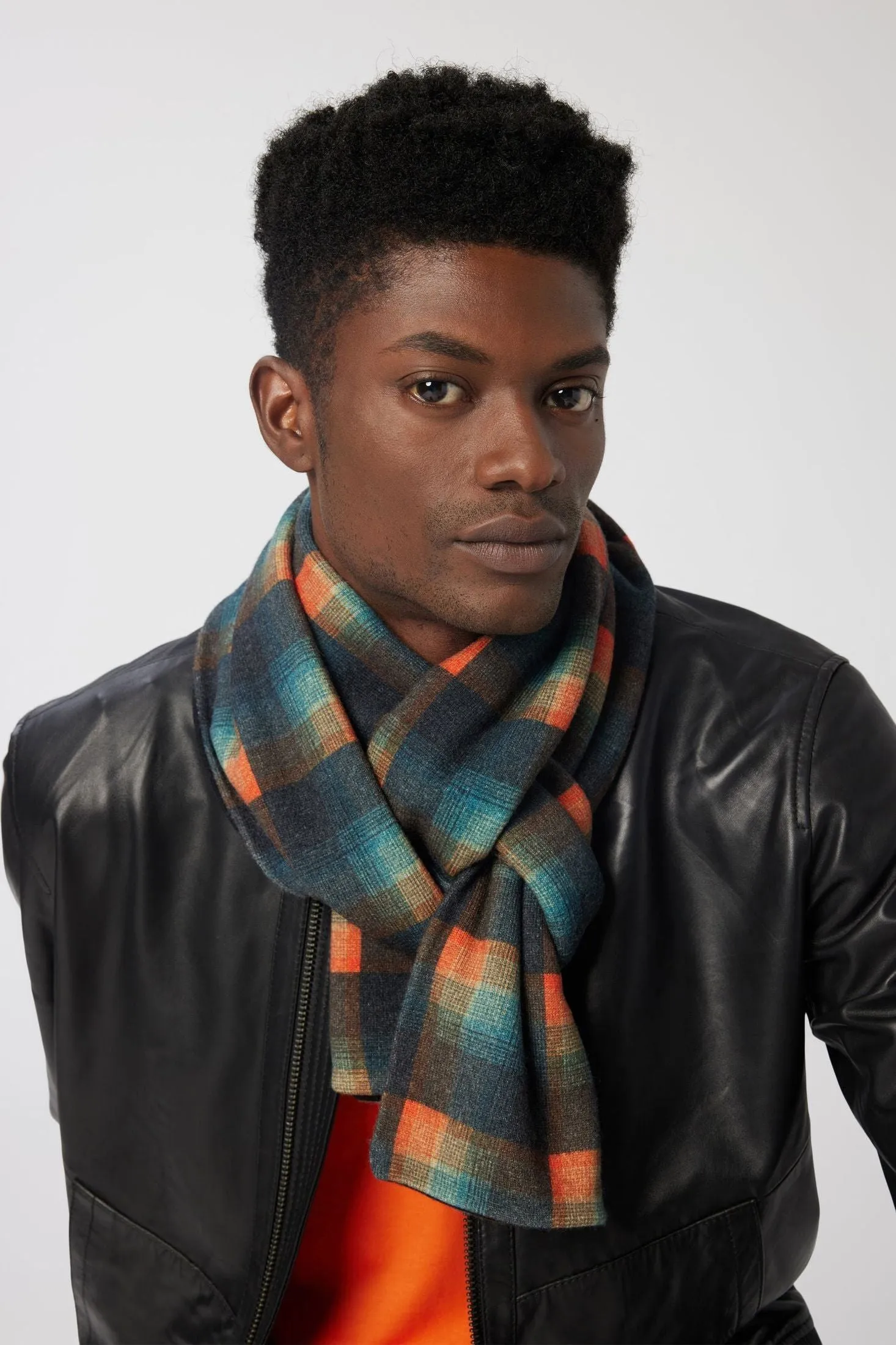 Tartan Plaid Scarf | Recycled Cashmere