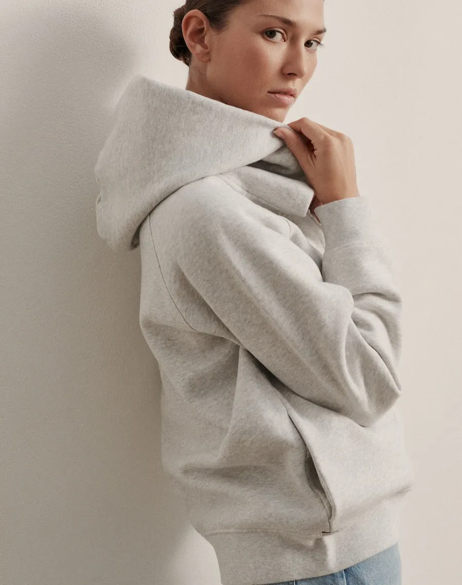 The ZIP HOODY Relaxed-fit - Ice Grey