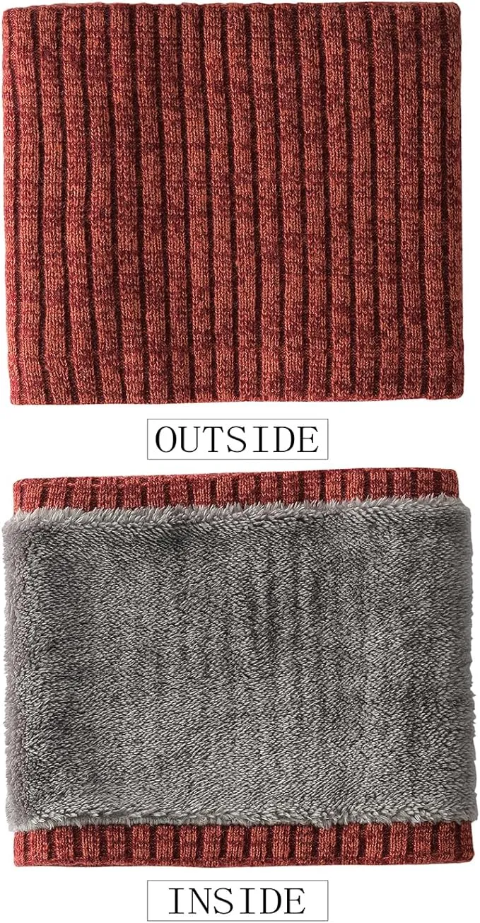 Thick Fleece-Lined Windproof Winter Neck Warmer