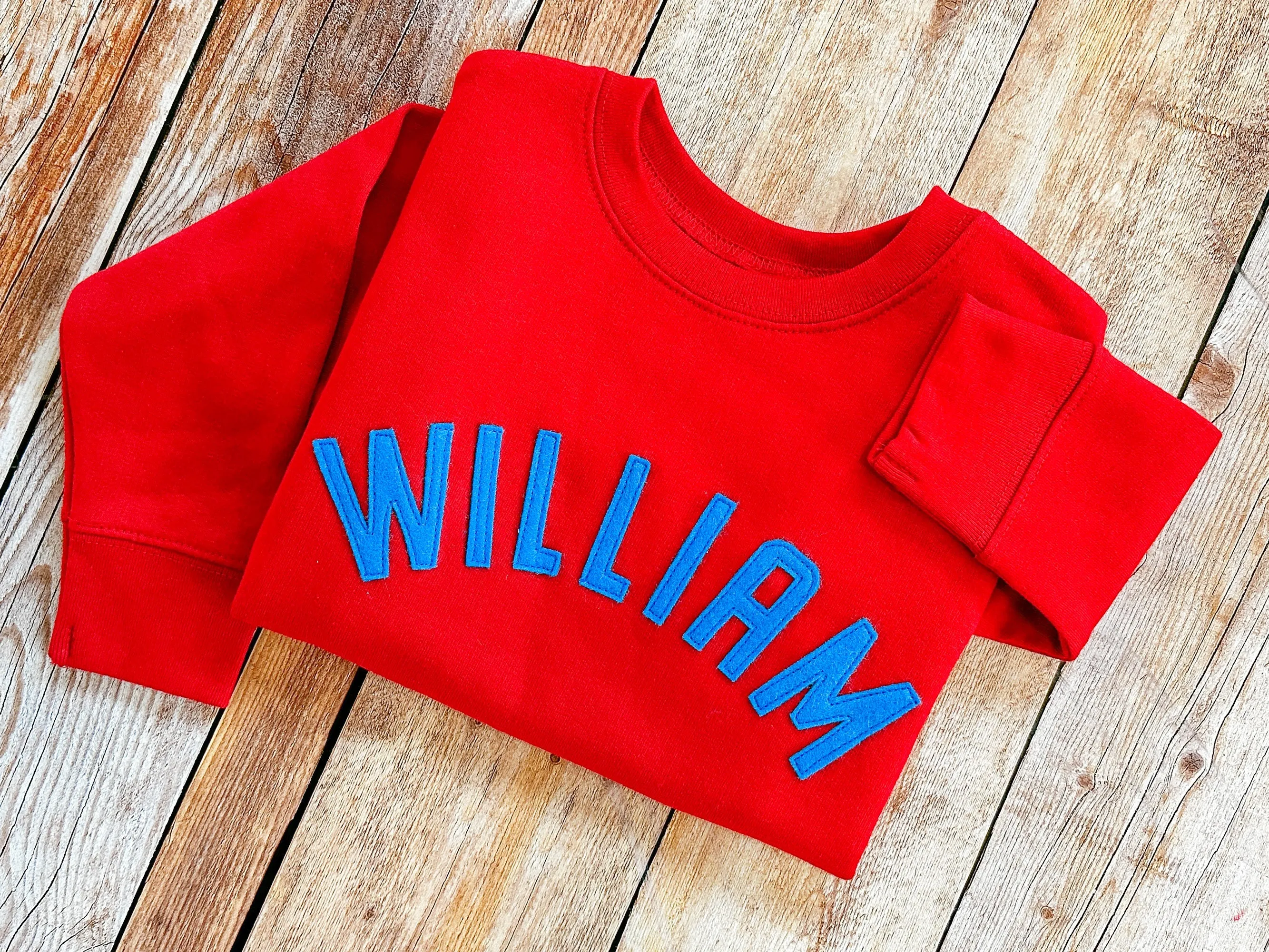 Toddler Stitched Letter Sweatshirt