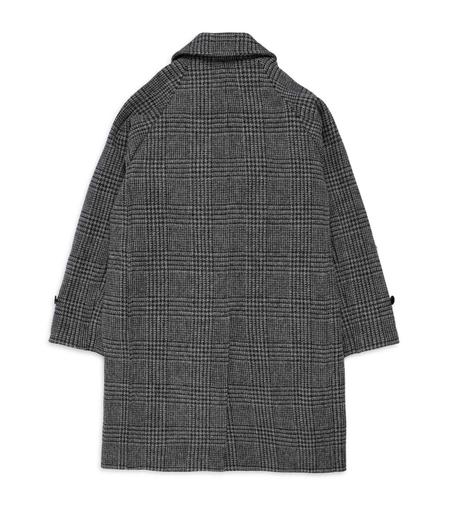 Trunk Devonshire Prince of Wales Harris Tweed Overcoat: Grey