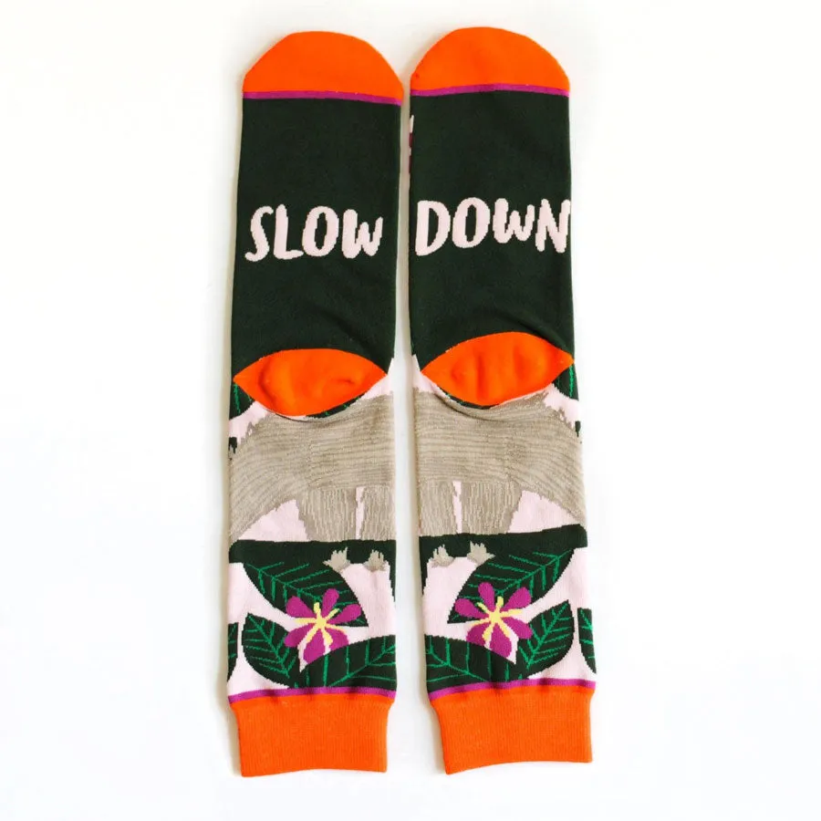 Unisex Slow Down Sloth Socks