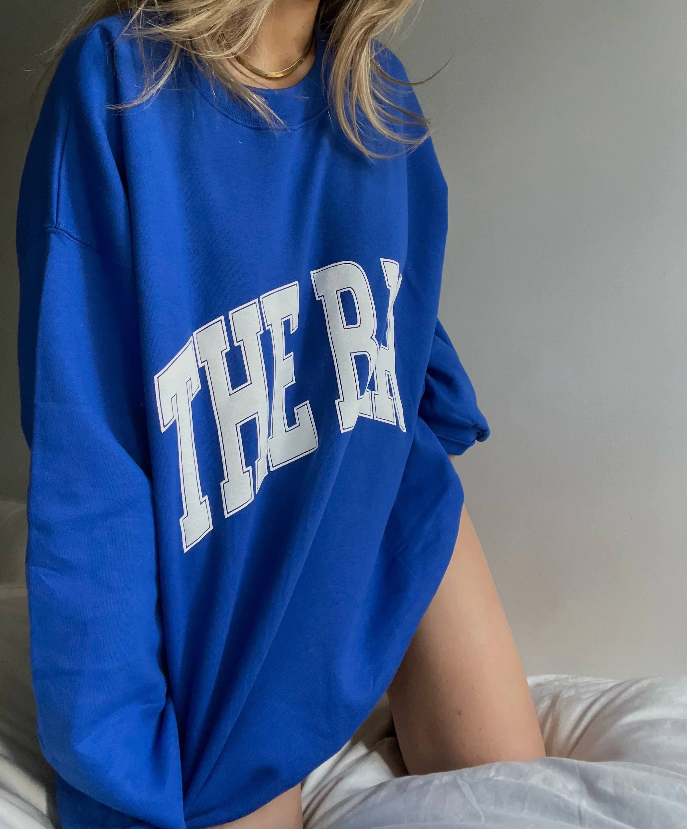 VARSITY SWEATSHIRT COBALT