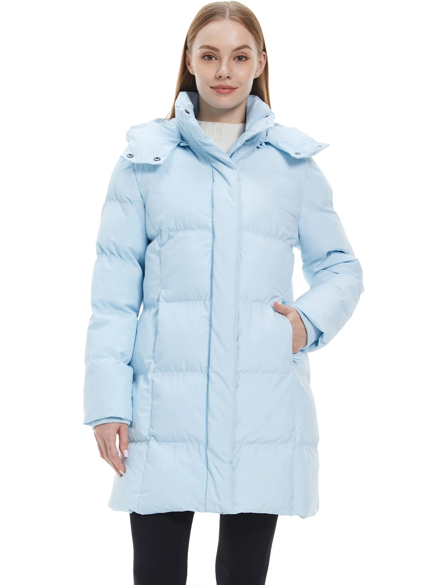 Wantdo Women's Hooded Puffer Jacket Warm Winter Coat Quilted Winter Outerwear