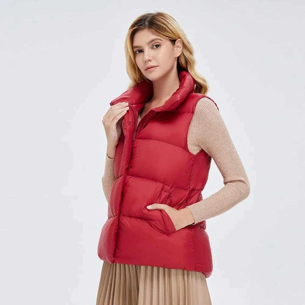 Women's Colourful Style Down Vest